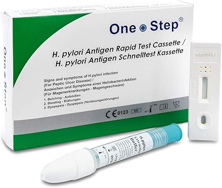 Stomach Ulcer Test Helicobacter H Pylori Faecal Kit One Step 1 Test Amazon Co Uk Health Personal Care