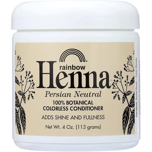 Rainbow Research Henna Persian Hair Color And Conditioner, Dark Brown 4 Oz