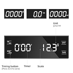 MIYA UGO Coffee Scale with Timer 3kg/0.1g High