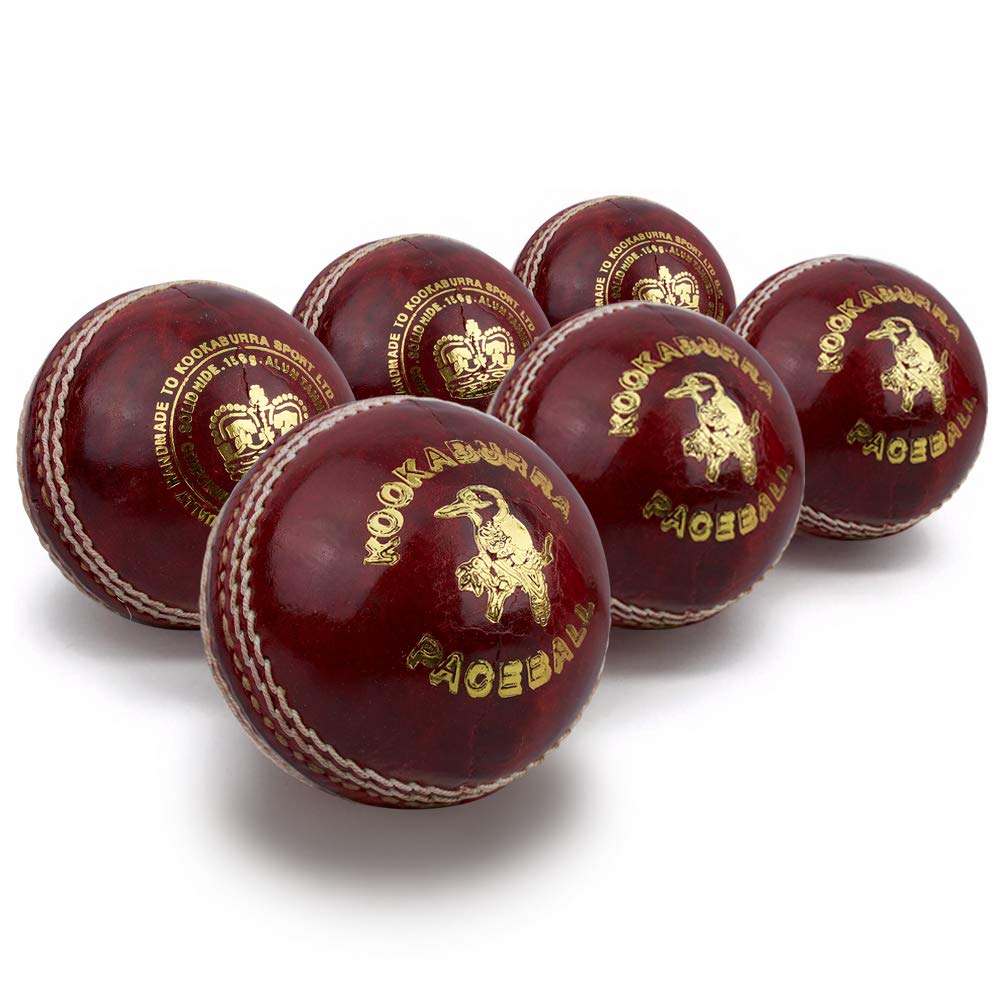 KOOKABURRA Paceball Cricket Ball 5.5oz, Red, Mens (Box Of x 6)