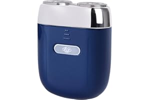 NUGXICA Mini Electric Shaver - USB C Fast Charge Portable Small Shavers for Men, Dual Head Pocket Shaver Washable Travel Electric Razor, Powerful Wet and Dry Mini Razor, Easy One Button Use