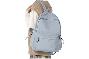 COOFAY Backpacks For School Backpack For College Bookbag For Women School Bag Book Bags Waterproof Gym Backpack For Women Men Simple Aesthetic Backpack Blue