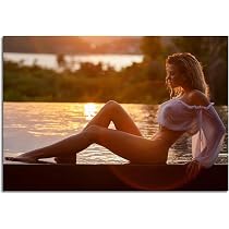 Amazon.com: NARKIT Bond Girl Natalie Lee Sexy Model Wall Art ...