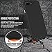 Toiko [X-Guard] iPhone6 Plus iPhone7 Plus Case iPhone 8 Plus Case Black Full Coverage Premium Two Layers Protection Resilient Shock Absorption