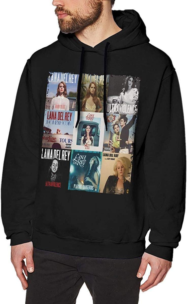 Lana Del Rey Men's Hoodies Sweater Fashion Long Sleeve Top No Pocket Sweatshirts