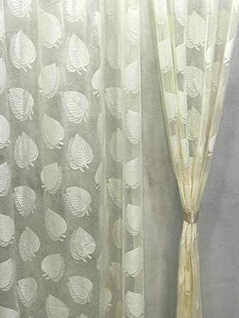 Buy Ridhaan Tissue Net Door Curtains Set Of 2 Imported Tissue Net