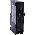 Schneider Electric - Square D, Tandem Mini Circuit Breaker, Qo, 2 x 1 Pole at 15A, 120/240Vac, 10kA, Plug-in Mounting, Hacr R