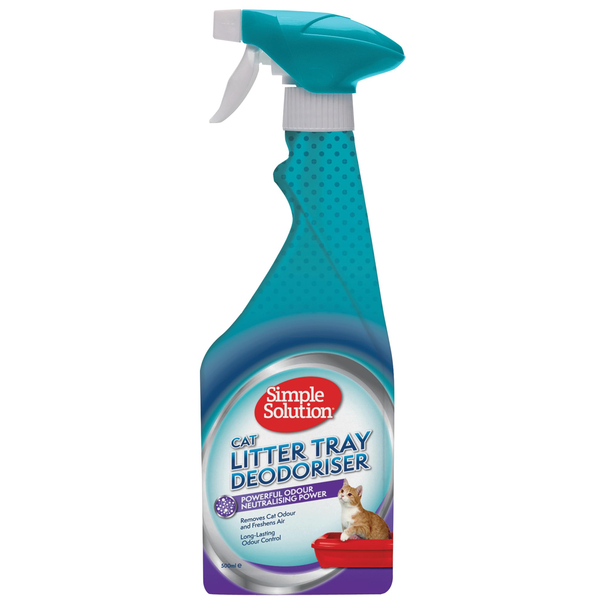 Simple Solution Cat Litter Odour Eliminator with enzymatic cleaning, 500 ml