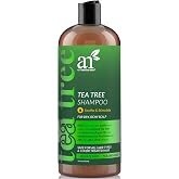Artnaturals Tea Tree Shampoo, 16 fl oz | Dry &amp; Itchy Scalp, Deep Cleansing, Hydrating Formula, Color-Treated Safe, Sulfate Free, Paraben Free