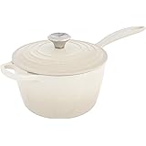 Le Creuset Enameled Cast Iron Signature Saucepan, 2.25 qt., Meringue