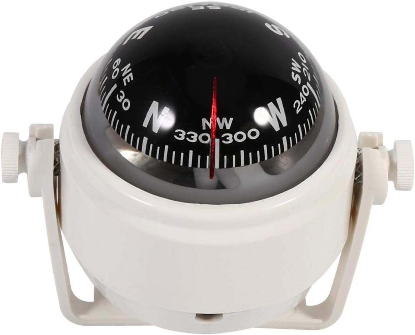 Multi-purpose Compass for Car Dashboard, Marine Compass for Boats Dash Mount for Boat Caravan Truck(white): Automotive