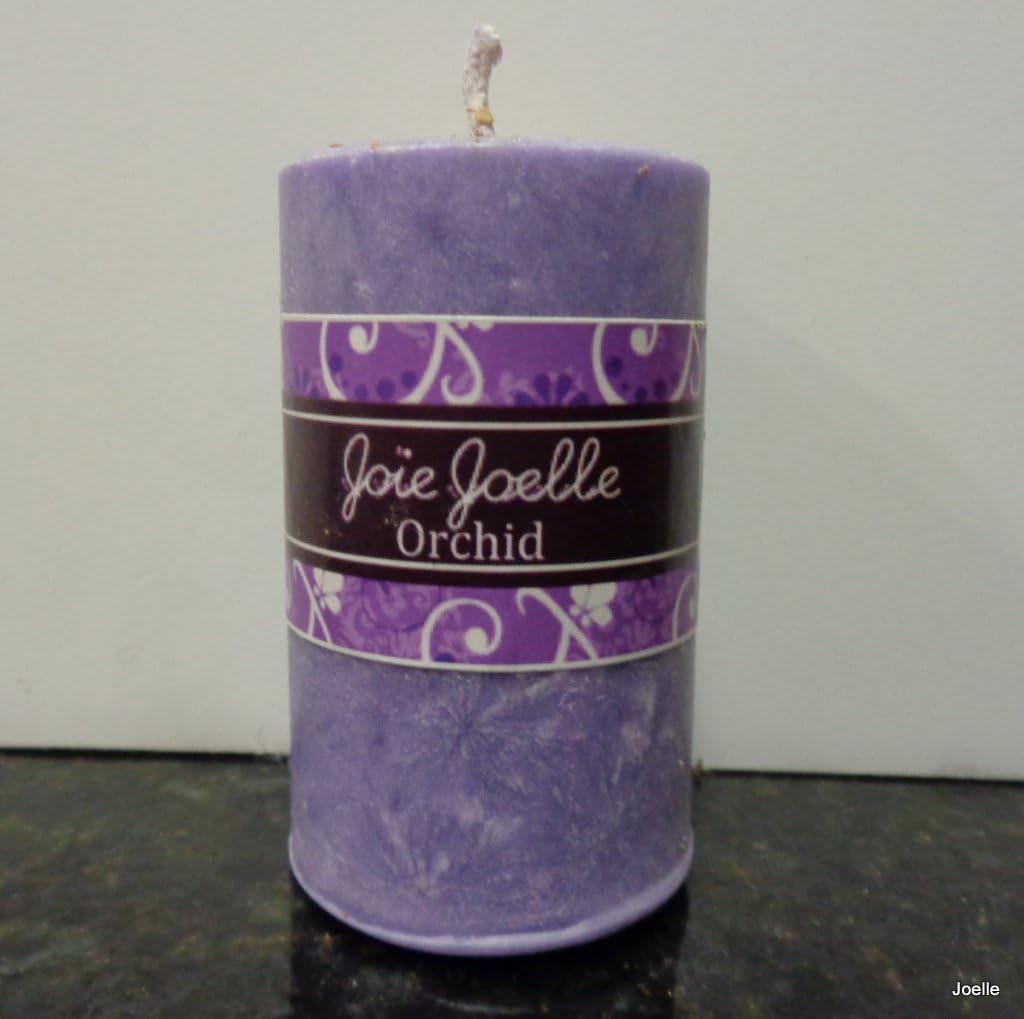 Orchid Spell Ritual Pillar Candle, Altar Candle, dressed candle, herbal spiritual candle, goddess candle