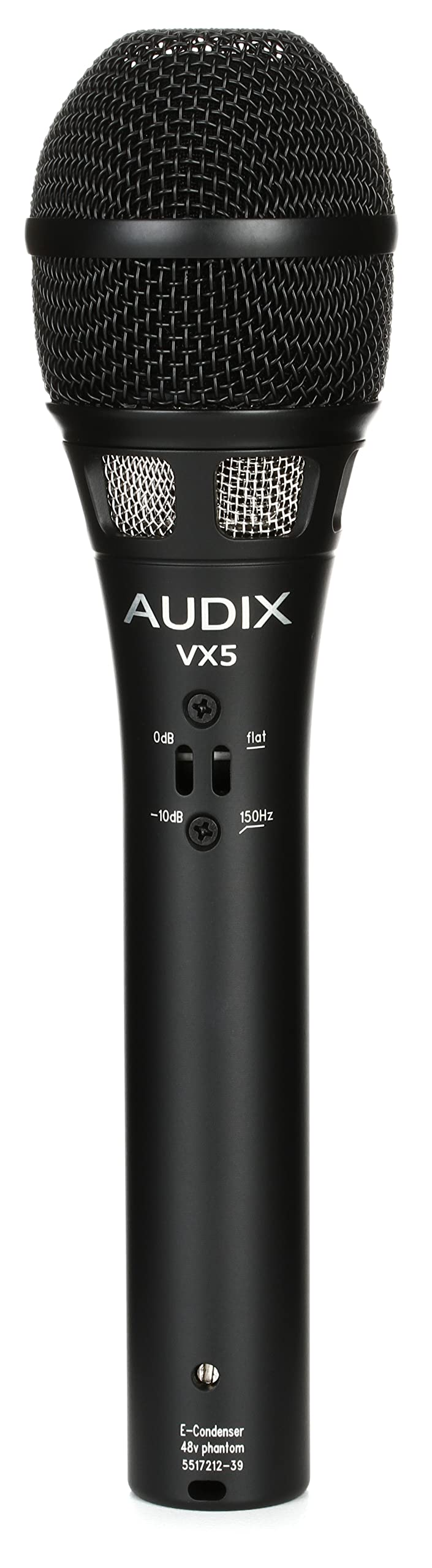 Audix VX5 Vocal Condenser Microphone Hand-Held for use Live
