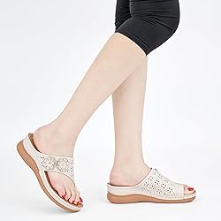 Aomigoct Sandals for Women Wedge Shoes: Double