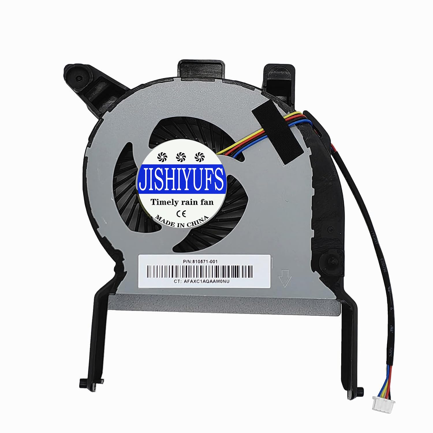 JISHIYUFS Replacement CPU Cooling Fan for HP ProDesk 400/600 G2/EliteDesk 800 G2, P/N: 810571-001 DFB593512MN0T, DC12V 0.7A 4-Wire, 4-Pin