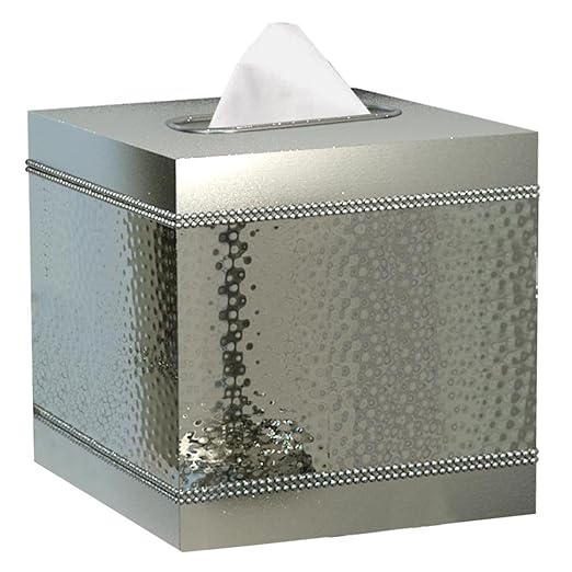Nu Acero Hudson Boutique Caja de pañuelos Holder: Amazon.es: Hogar