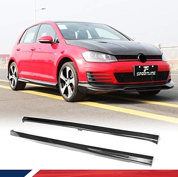 Amazon Com Jc Sportline Carbon Fiber Side Skirts Fits For Volkswagen Vw Golf 7 Vii Mk7 Gti Only 14 17 Rocker Panels Side Trim Spoiler Side Skirt Extensions Factory Outlet Automotive