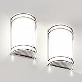 Flynix Indoor Wall Sconce, Half Cylinder Wall Light Fixture, 3000K 4000K 5000K Color Temperature Adjustable, Dimmable LED Mod