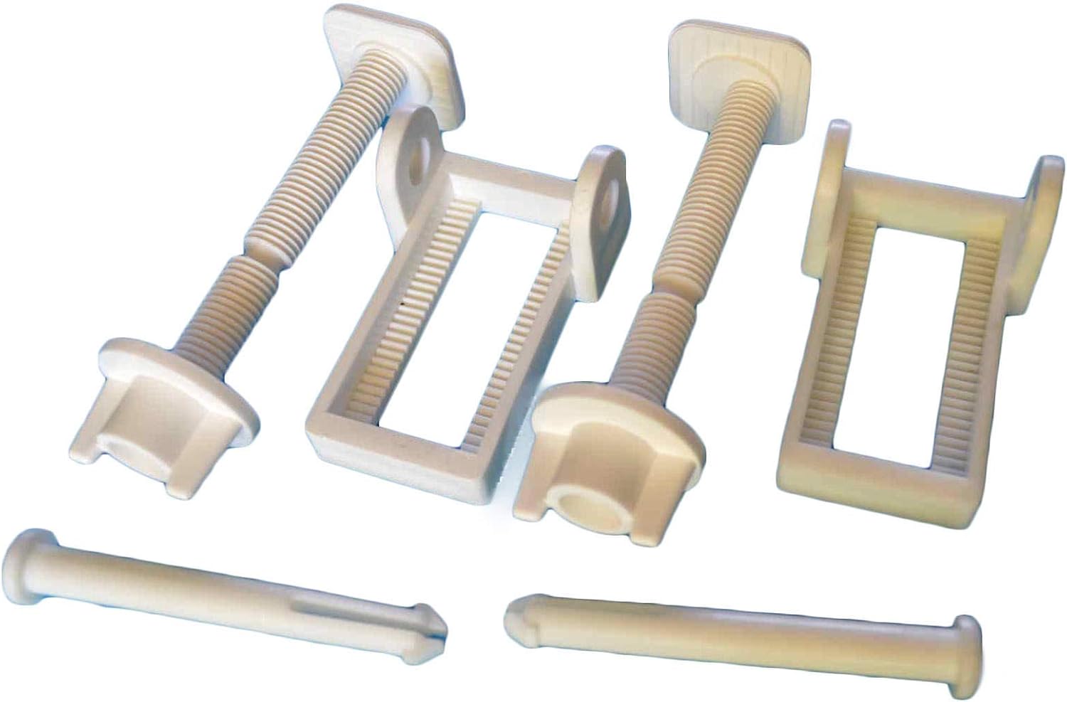 2 Toilet Seat White Hinges A2 Full Set Easy Fitting Bath Bathroom