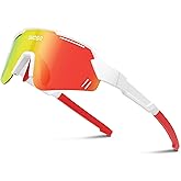 suoso Kids Sports Polarized Sunglasses: Youth Baseball Sun Glasses Cycling Glasses for Boys Girls Age 6-12 Lightweight TR90