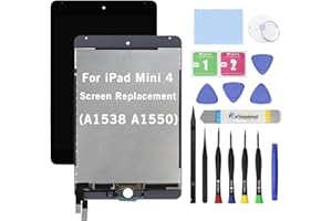 HOYRTDE 7.9" New Screen Replacement for iPad mini 4 A1538 A1550 LCD Display Glass Touch Digitizer Premium Kit with Tools - Black