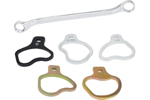 joytrace 41620 6 PCS caster camber kit for GM Compatible with Chevrolet and GMC No-Slip Cam Alignment Tool with 21mm/24mm Wrench