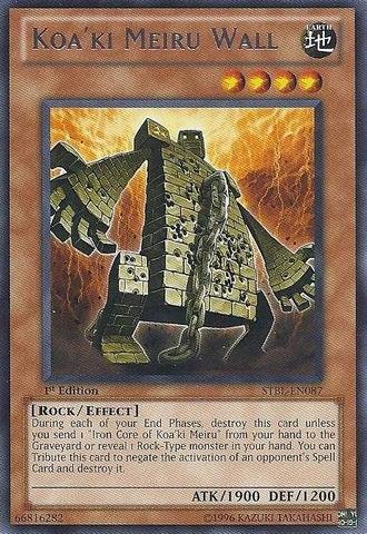 Yu-Gi-Oh! - Koa'ki Meiru Wall (STBL-EN087) - Starstrike Blast - 1st Edition - Rare