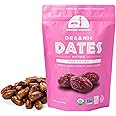 Mavuno Harvest Pitted Dates Dried Fruit Snacks | Organic Dried Dates | Healthy Snacks for Kids and Adults| Deglet Noor Dates | No Sugar Added, Vegan, Non GMO | Resealable Bulk Bag | 1 Pound