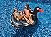 Swimline 90628 Giant Black Swan Inflatable Ride-On Pool Float Large