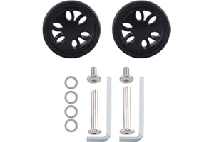 TAMOSH 50Mm X12Mm Luggage Wheels Replacement Wear Resistant PU Caster Suitcase Replacement Wheels Luggage Replacement Wheels