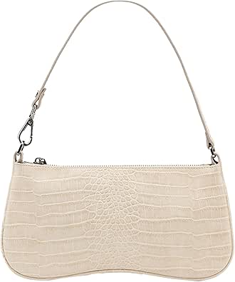 crocodile print shoulder bolsa