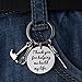 Keychain for Dad Gift - Thank You for Helping Me Build My Life, Daddy Gifts Birthday Anniversaries Gift Ideas Silver