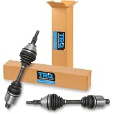 TRQ Front 2 Piece CV Axle Shaft Assembly Set | For 19-21 Ram 1500 Truck 19-21 1500 Classic 4WD 5 Lug Driver &amp; Passenger Side