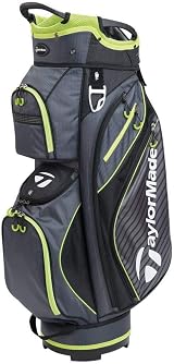 TaylorMade Pro 6.0 Cart Bag with Key Lock Base and 9 Pockets