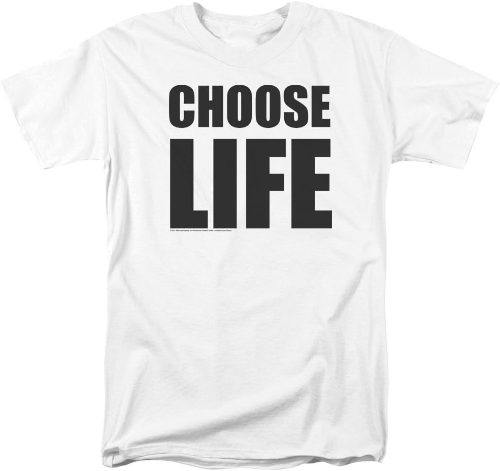 Wham! Choose Life Unisex Adult T Shirt for Men and Women