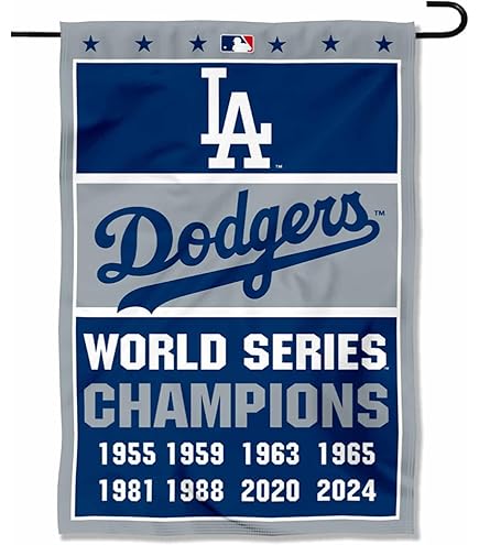 Grab the flag2 ライオン　キャンバスF6号　BAEZ3 Amazon.com : Los Angeles Dodgers 2024 World Champions Double Sided