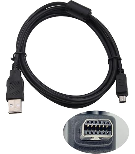 Cavo USB Caricabatteria Per Fotocamera Fuji Film Finepix
