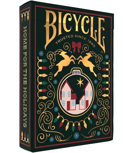 Amazon.com: Bicycle Home for The Holidays Collectible Standard 52