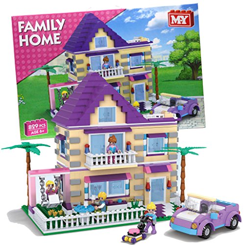 girls building blocks