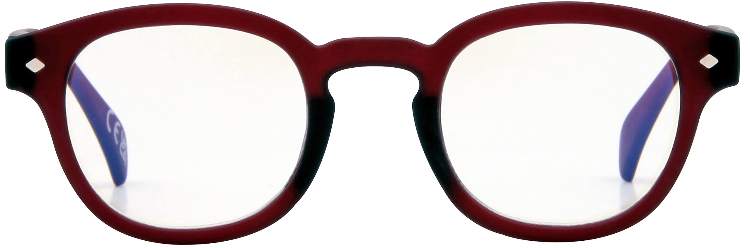 Foster Grant Birch Reading Glasses for Men & Women +1.50 – Blue Light Filtering Lenses with Scratch-Resistant Coating, Spring Hinges & Protective Case