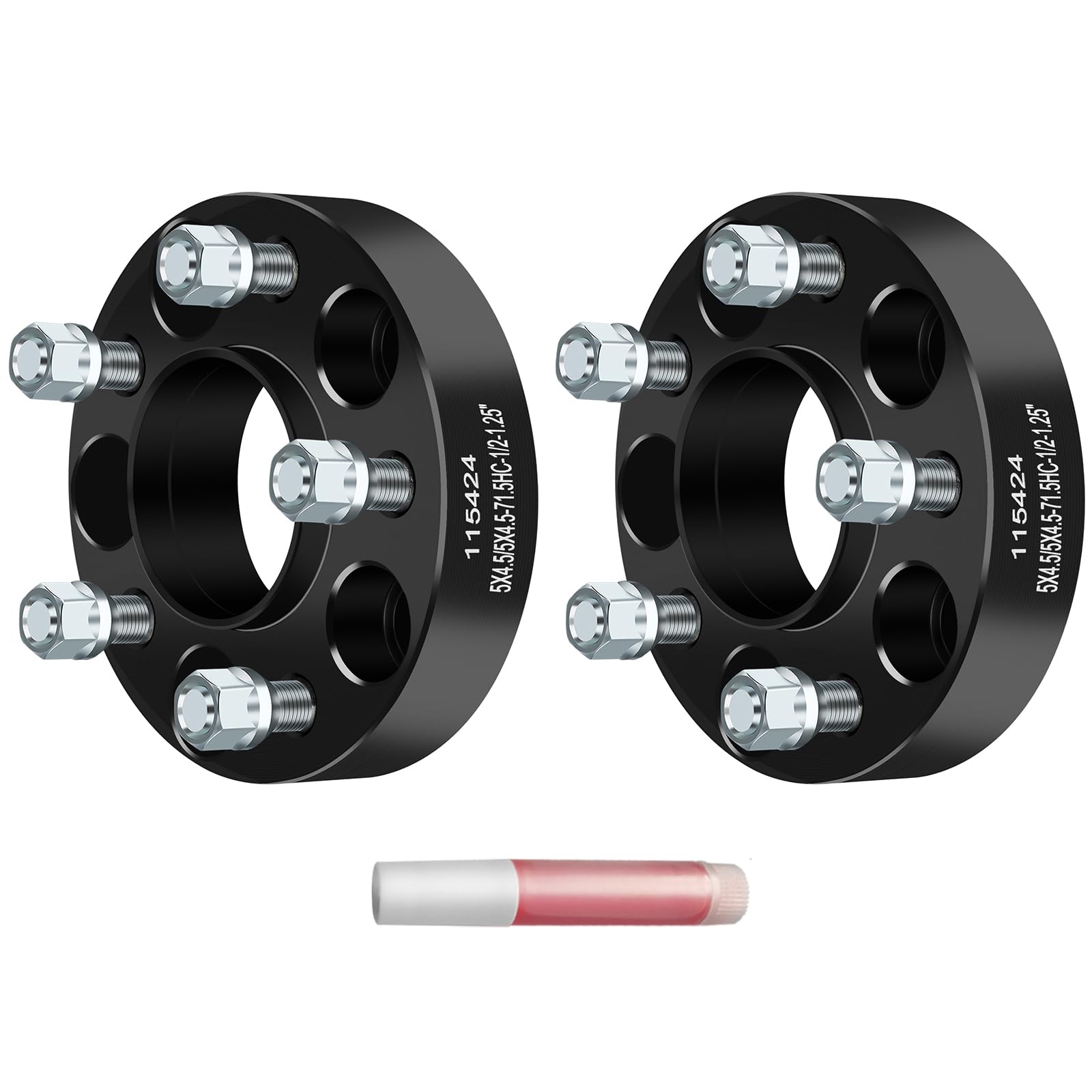 Photo 1 of ECCPP 2X 1.25 inch Wheel Spacers hub Centric 5 Lug 5x4.5 to 5x4.5 5x114.3mm to 5x114.3mm Fits 2002-2012 for Jeep Liberty 1987-2006 for Jeep Wrangler 2007-2011 for Edge