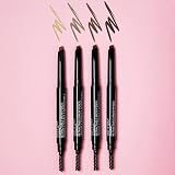 Wet n Wild Ultimate Brow Retractable Pencil Medium Brown Define Fill Spoolie New view 11