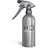Cricket H2O Water Spray Bottle for Hair Mist – Continuous Stream, Adjustable Nozzle & Stronger Spray Bottles, Durable Aluminu