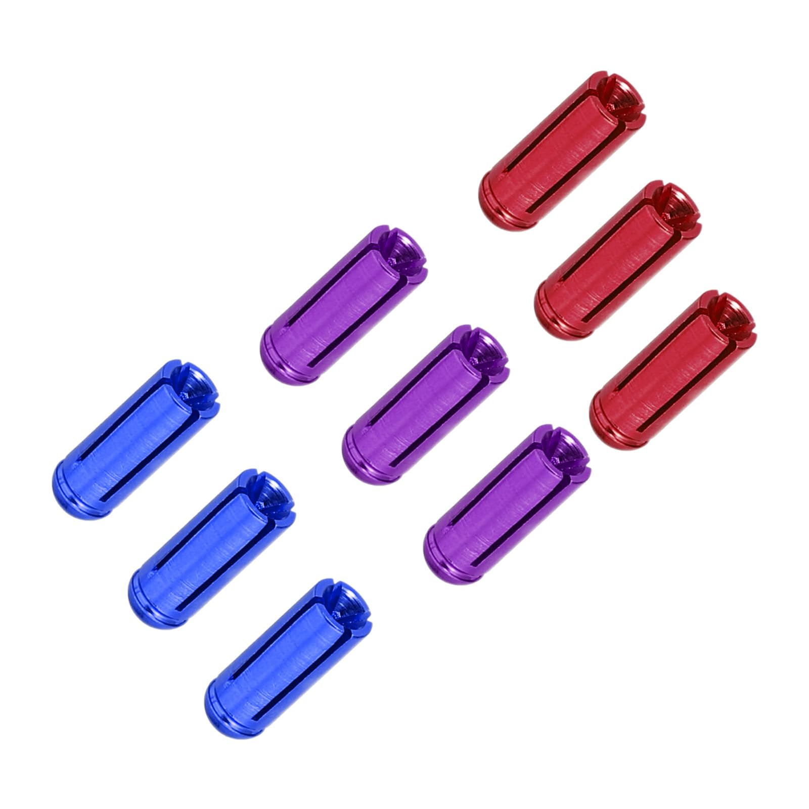 PATIKIL Dart Flight Protectors, 9 Pack Aluminum Dart Accessories for Enhanced Durability, Purple Red Blue