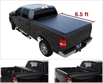 Amazon Com Longkees 6 5 Soft Roll Up Tonneau Cover Fit 1994 2001 Dodge Ram 1500 Pickup Only 1994 2002 Dodge Ram 2500 3500 Pickup Only Automotive