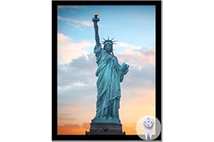 OMAIGAR 8.5x11 Picture Frame for 8.5by11 Poster Photo Canvas Certificate Black High Transparent Photo Frame Wall Desktop Horizontal Vertical 8.5 x 11