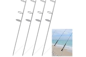 Sand Spikes for Surf Fishing, Heavy Duty Fishing Rod Holder Sand Spike for Beach, Surf, Bank and Shore Fishing
