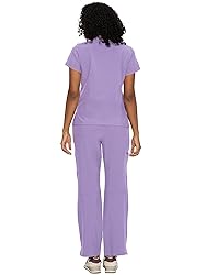 floralhue Scrubs for Women, V-Neck Scrubs Top