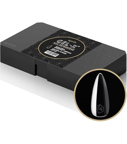 Amazon.com: Aprés Gel-X® Tip Box | Sculpted Almond | 500pc Soft