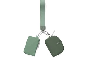 Mum's memory Mini Zip Around Wristlet Wallet for Women Dual Pouch Wristlet Portable keychain wallet Coin Purse Mini Women Coin Pocket